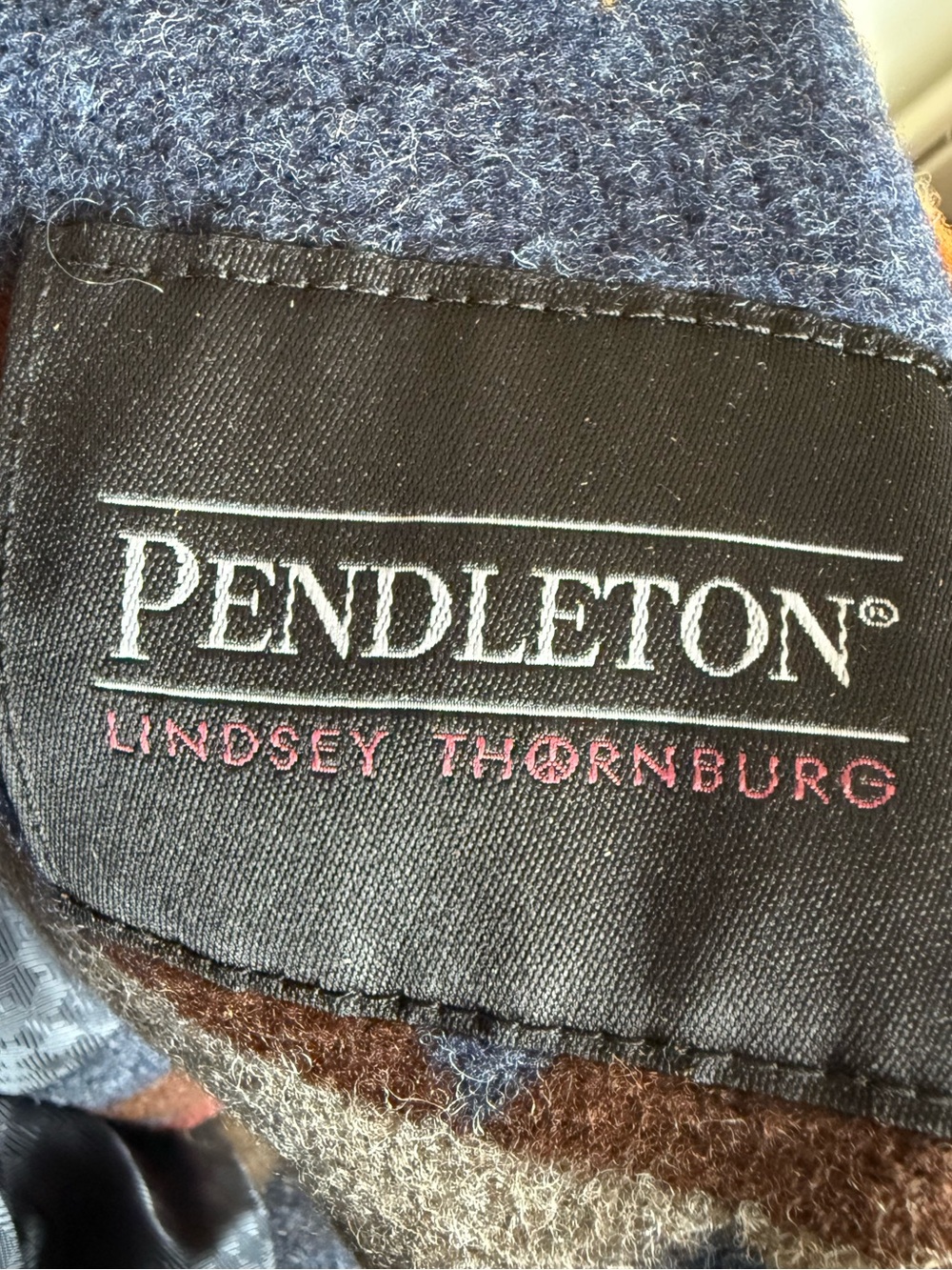 Pendleton Women's Multi-Color Geometric Fringe Jacket - Picture 6 of 9